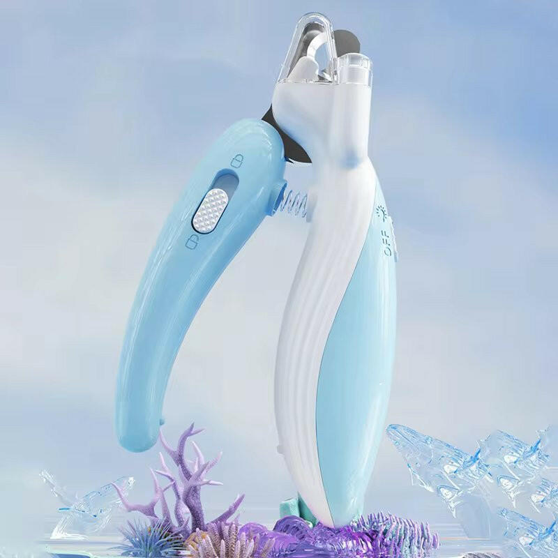 Easy Grip Pet Nail Trimmer with LED Light & Safety Guard