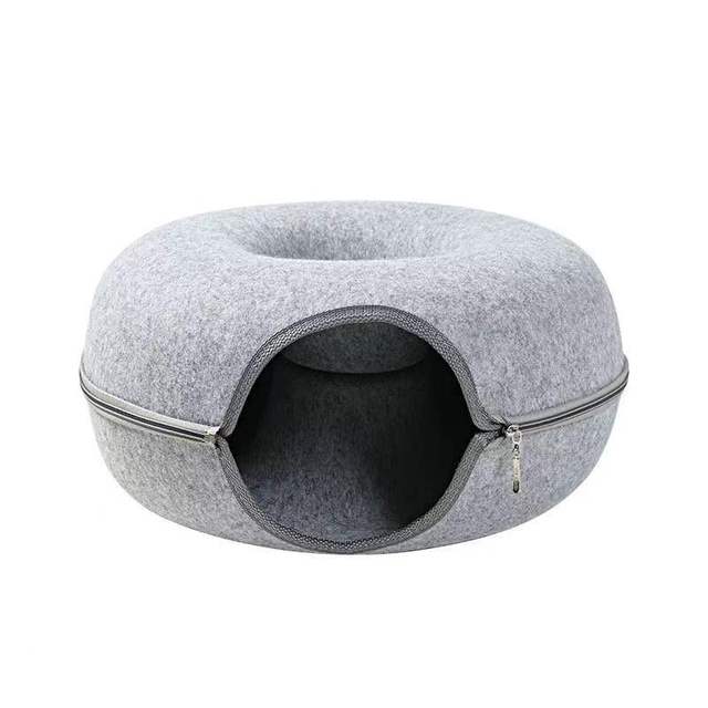 Fun Cat Play Bed Tunnel