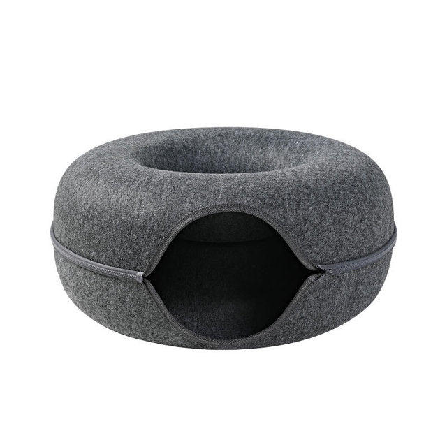 Fun Cat Play Bed Tunnel