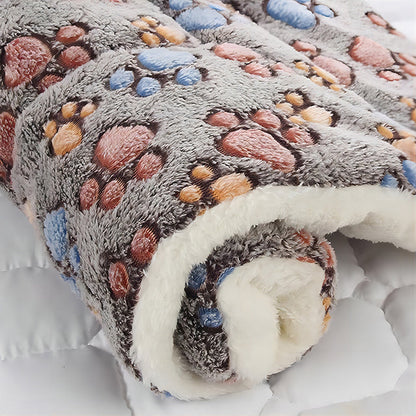 Cozy Plush Dog Bed Throw Blanket