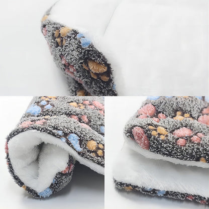 Cozy Plush Dog Bed Throw Blanket