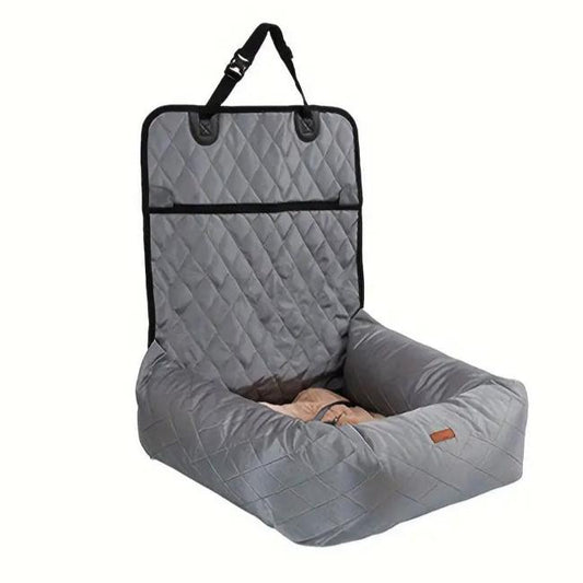 Collapsible Pet Car Booster Seat & Cushion Basket - LifyPet
