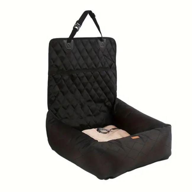 Collapsible Pet Car Booster Seat & Cushion Basket