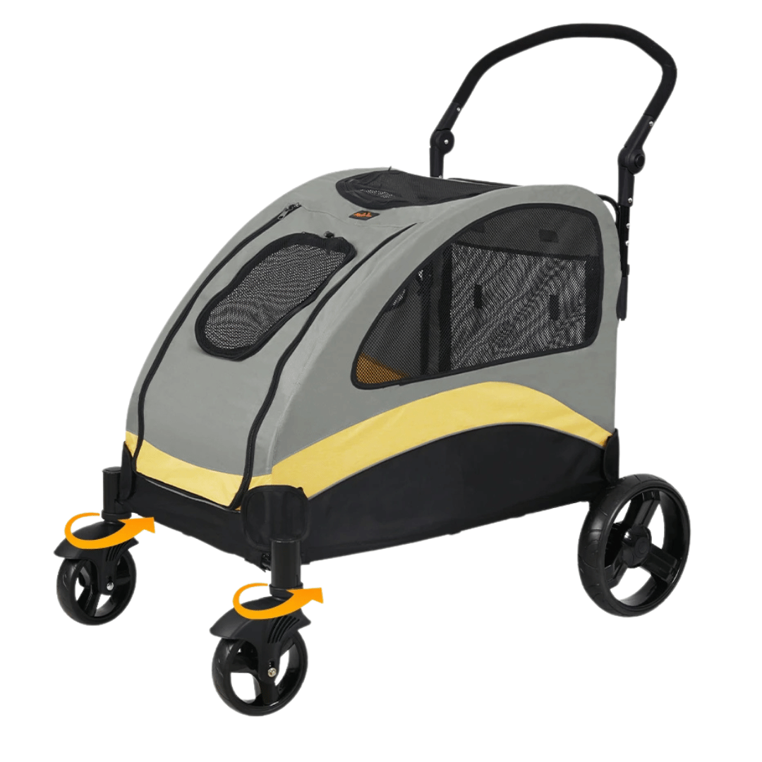 Folding Pet Stroller for Big and Small Dogs - LifyPet