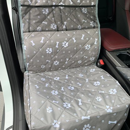 Pet Car Seat Protector with Storage Pockets