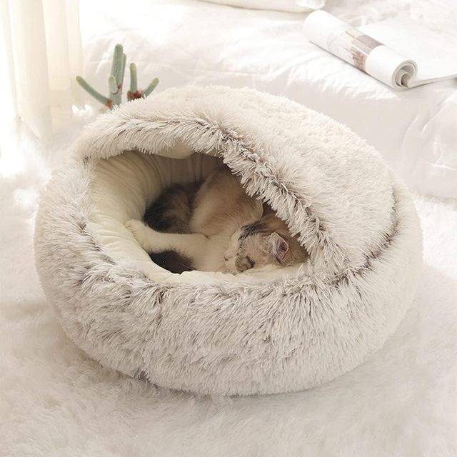 Cozy Cat Bed Hideaway Soft Pet House