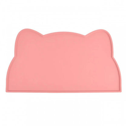 Silicone Catt Food Mat with Raised Edges – Cat Shape Design