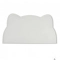 Silicone Catt Food Mat with Raised Edges – Cat Shape Design