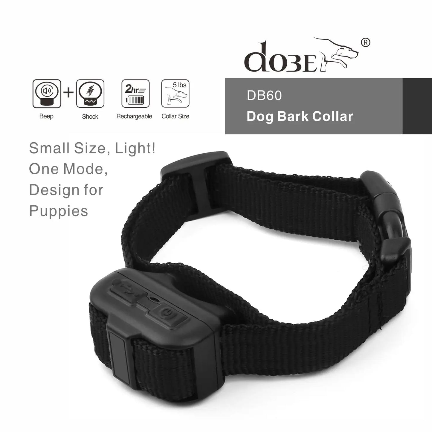 Effective Dog Bark Stop Training Collar for Small Pets