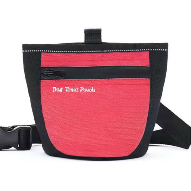 Easy Dog Training Bag with Adjustable Belt & Zipper Pocket