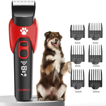 Professional Wireless Pet Grooming Kit with Adjustable Combs