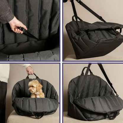 Portable 3-in-1 Pet Travel Bed Car Carrier