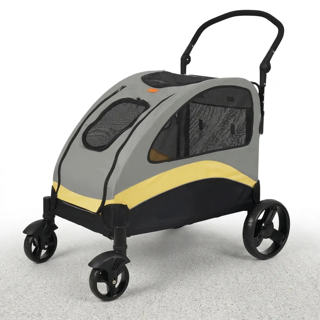 Pet Stroller with 4-Wheeler Design