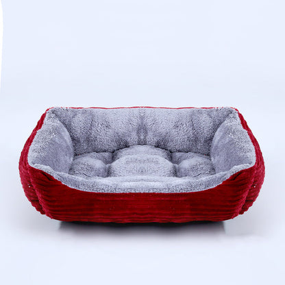 Comfy Soothing Pet Bed for Dogs and Cats