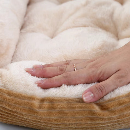 Comfy Soothing Pet Bed for Dogs and Cats
