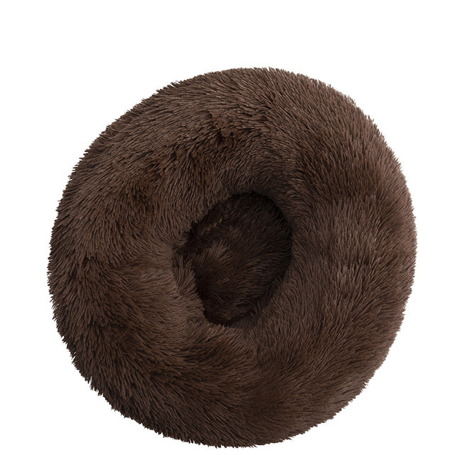 Comfy Donut Dog Bed with Removable Washable Cover