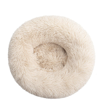 Comfy Donut Dog Bed with Removable Washable Cover
