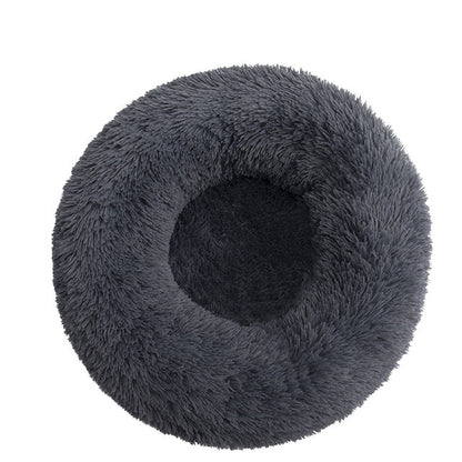 Comfy Donut Dog Bed with Removable Washable Cover