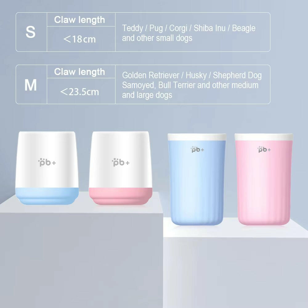 Easy Pet Paw Washer with Gentle Soft Bristles