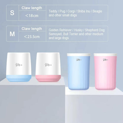 Easy Pet Paw Washer with Gentle Soft Bristles