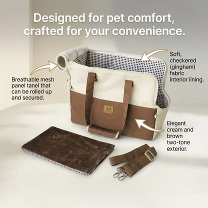 Stylish Pet Shoulder Carrier Bag