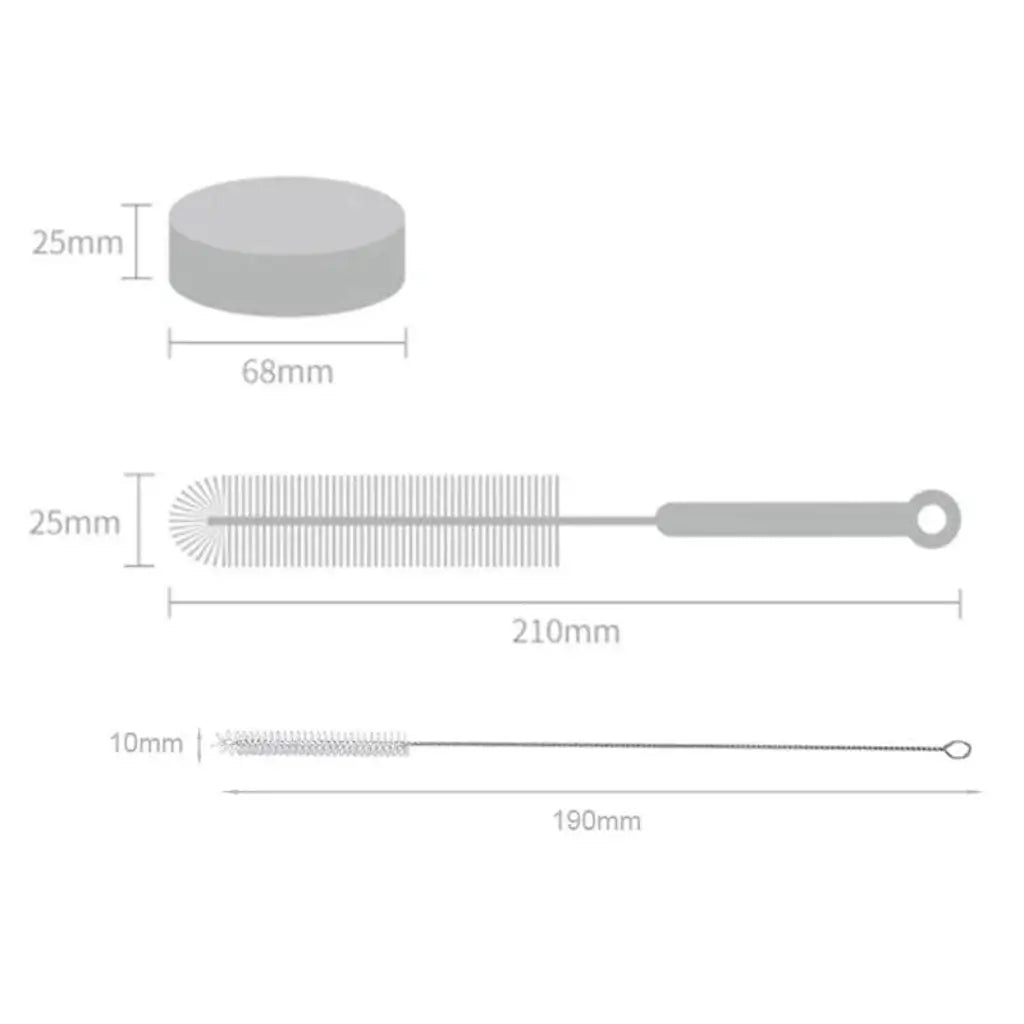 3-Piece Multi-Purpose Cat Water Fountain Cleaning Kit