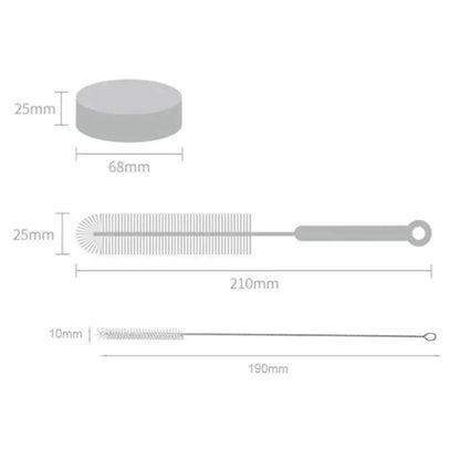 3-Piece Multi-Purpose Cat Water Fountain Cleaning Kit