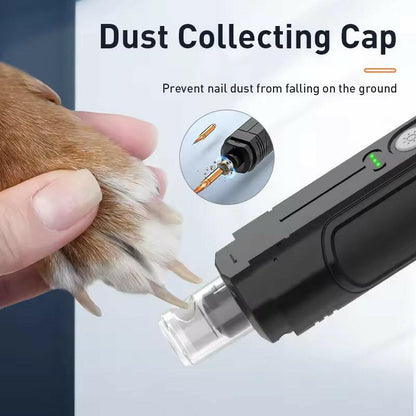Quiet Pet Nail Grinder with LED Light