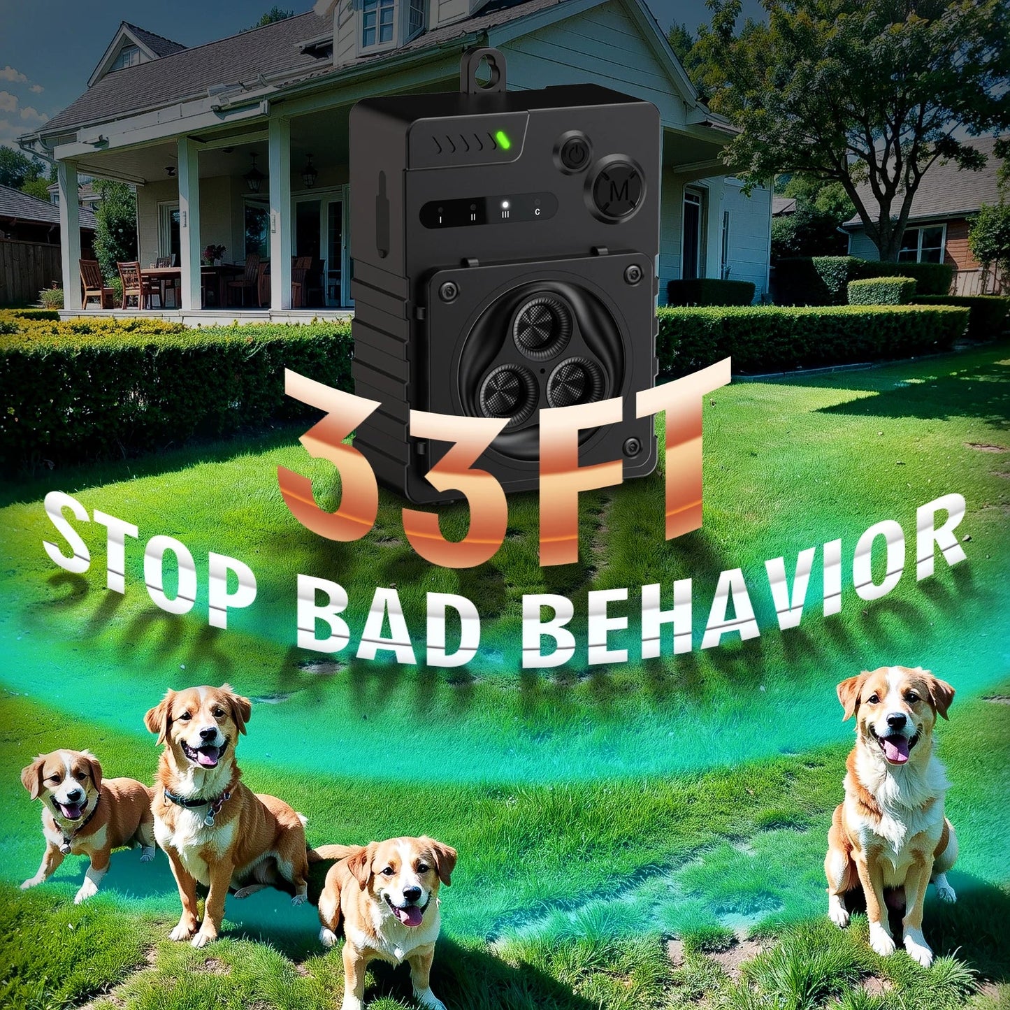 Effective Dog Barking Control Device for Home & Yard