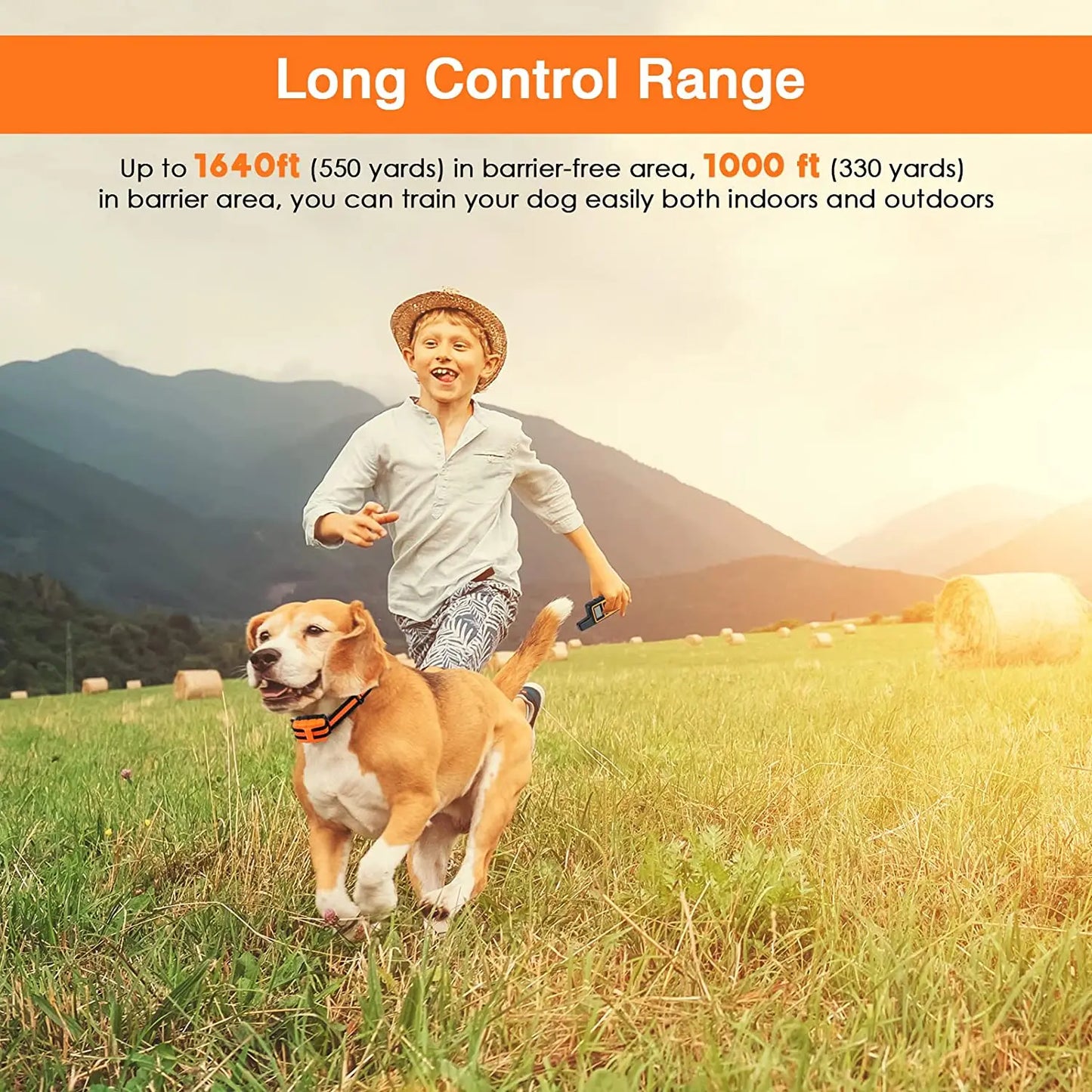 Advanced Dog Training Collar Set with Remote Control