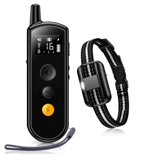 Long Range Dog Training Collar with LED Light & Remote - LifyPet
