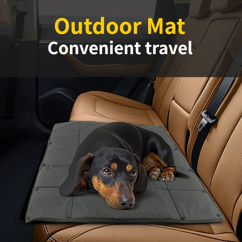 Compact Foldable Pet Bed & Carrier for Outdoor Use