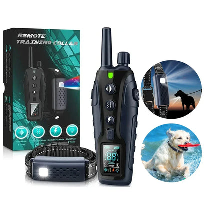 Long Range Waterproof Dog Training Collar & Remote