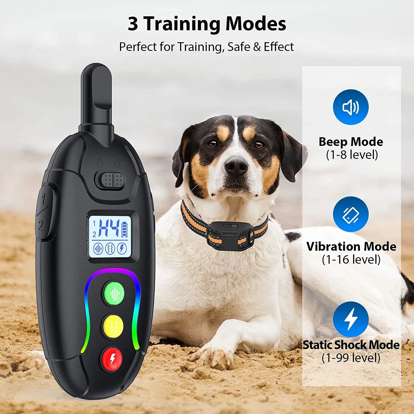 Waterproof Remote Control Dog Trainer Collar Rechargeable
