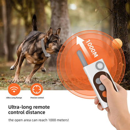 Rechargeable Long Range Electric Dog Training Collar