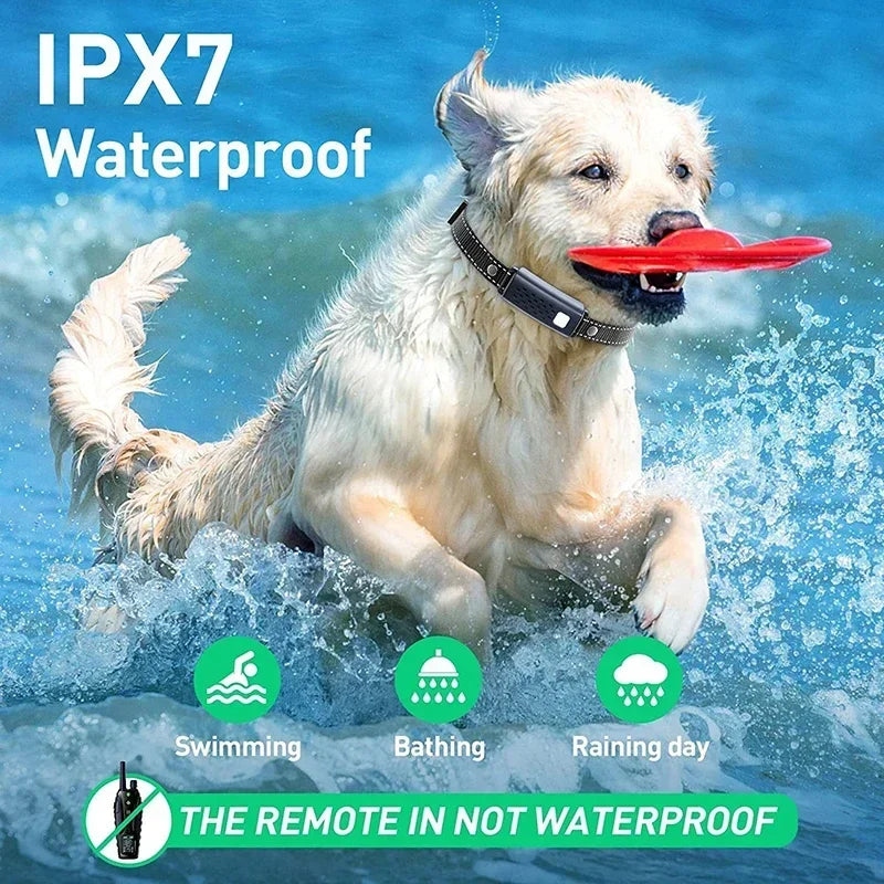 Long Range Waterproof Dog Training Collar & Remote