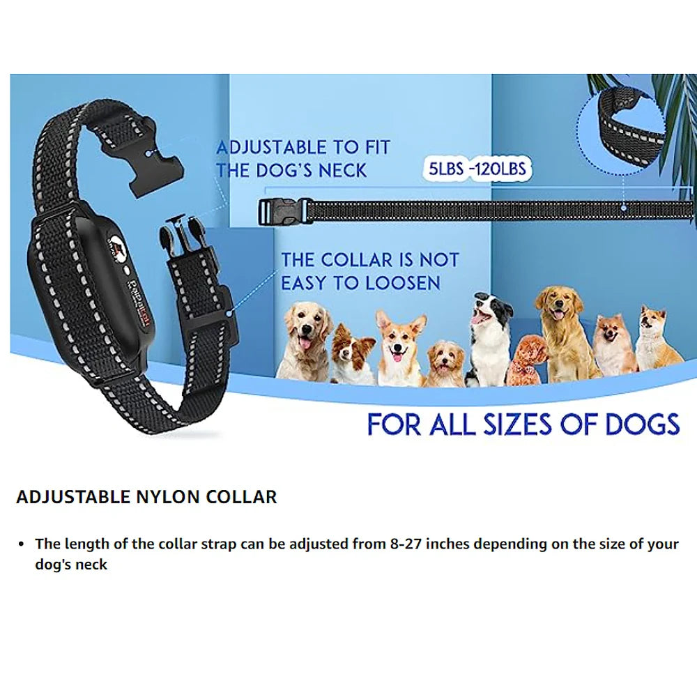 Rechargeable Anti Bark Dog Collar & Remote Controller