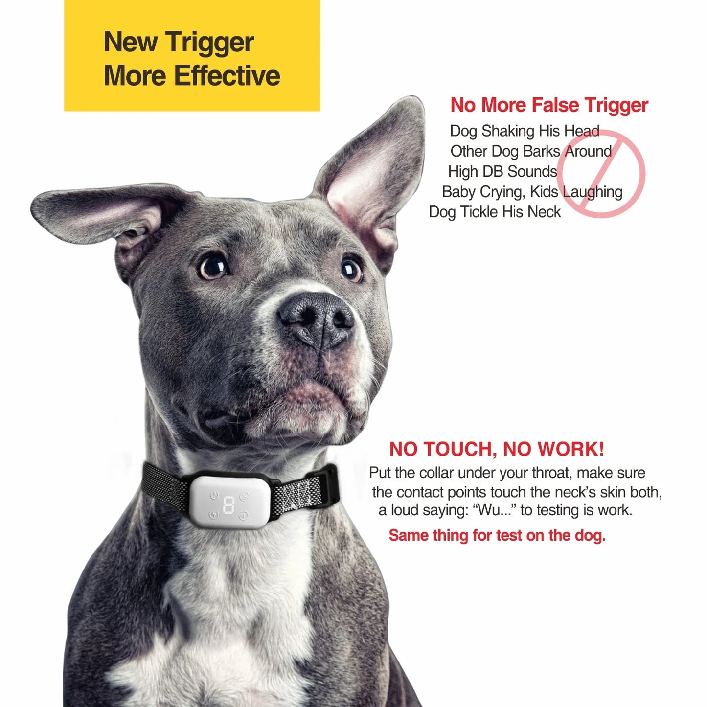 Effective Puppy Training Collar with Shock Vibe Beep Modes