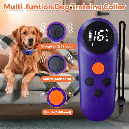 Long Range Waterproof Dog Training Collar with Sound Vibration