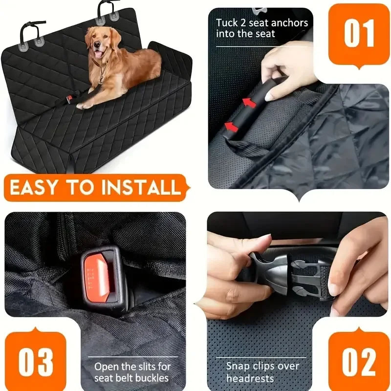 Durable Pet Car Seat Protector Hammock