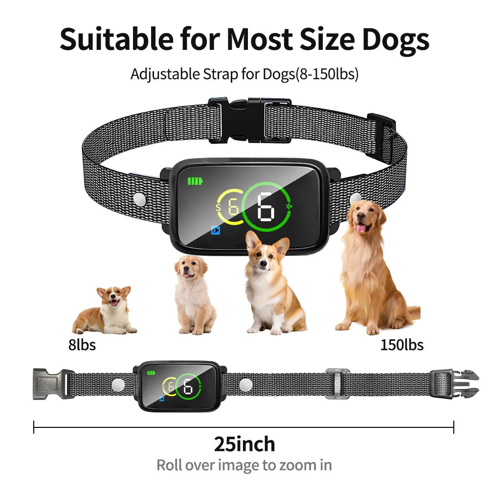 Effective No Bark Dog Trainer Collar with 4 Safe Modes