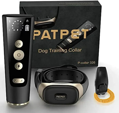 Waterproof Rechargeable Dog Trainer Collar & Remote