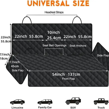 Durable Pet Car Seat Protector Hammock
