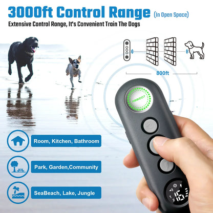 Effective Waterproof Remote Dog Training Collar System