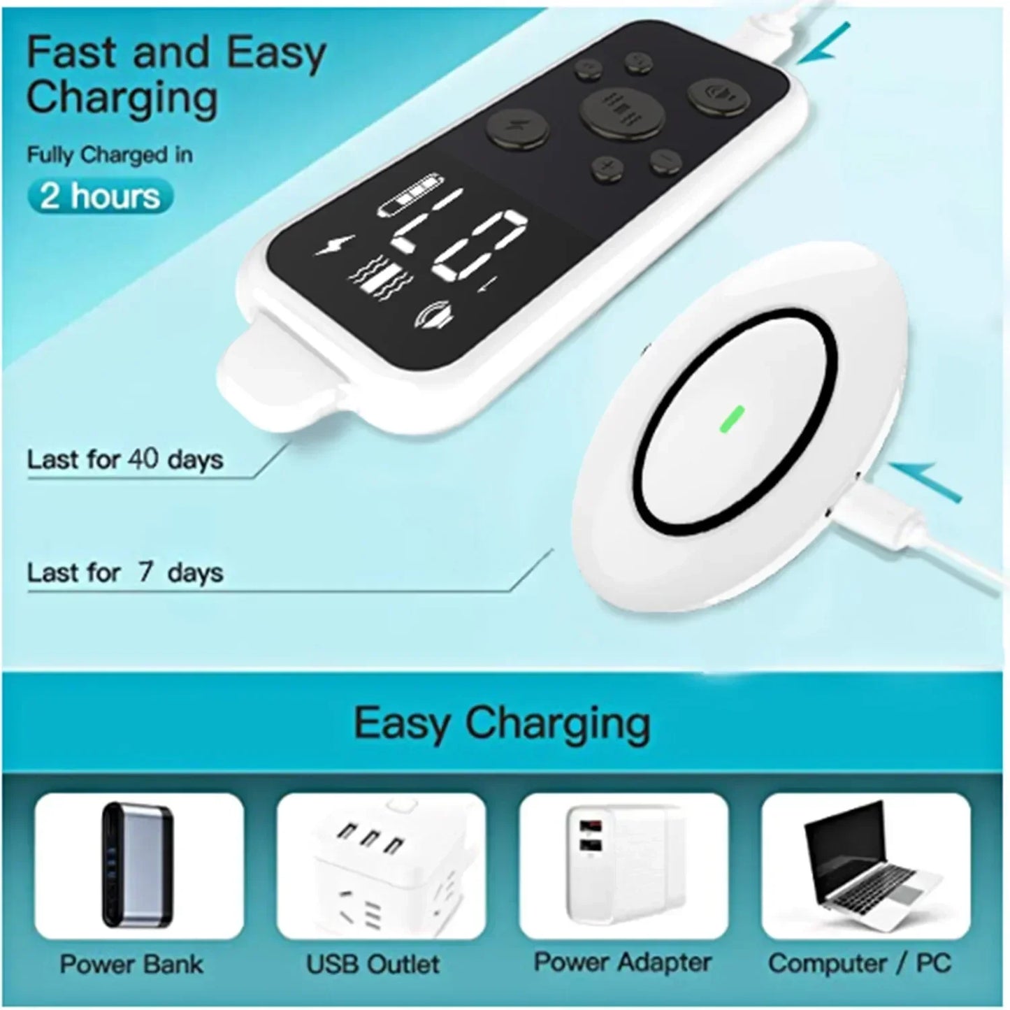 Wireless Pet Training Collar with Rechargeable Remote