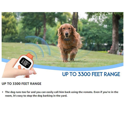 Rechargeable Anti Bark Dog Collar & Remote Controller