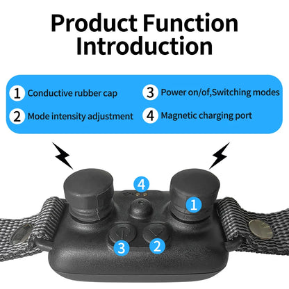 Effective No Bark Dog Trainer Collar with 4 Safe Modes