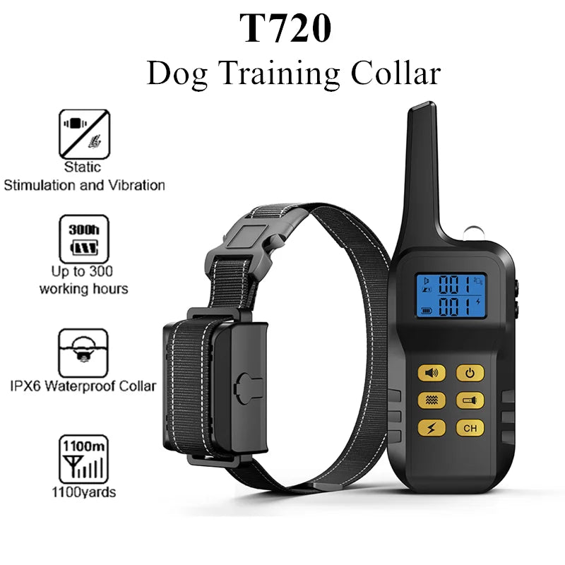 Wireless Remote Dog Training Collar 1000m Range