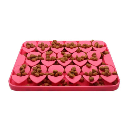 Interactive Dog Feeding Mat with Suction Cups