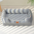 Velvet Dog & Cat Sofa Bed,  Removable Cushion, Non-Slip Base